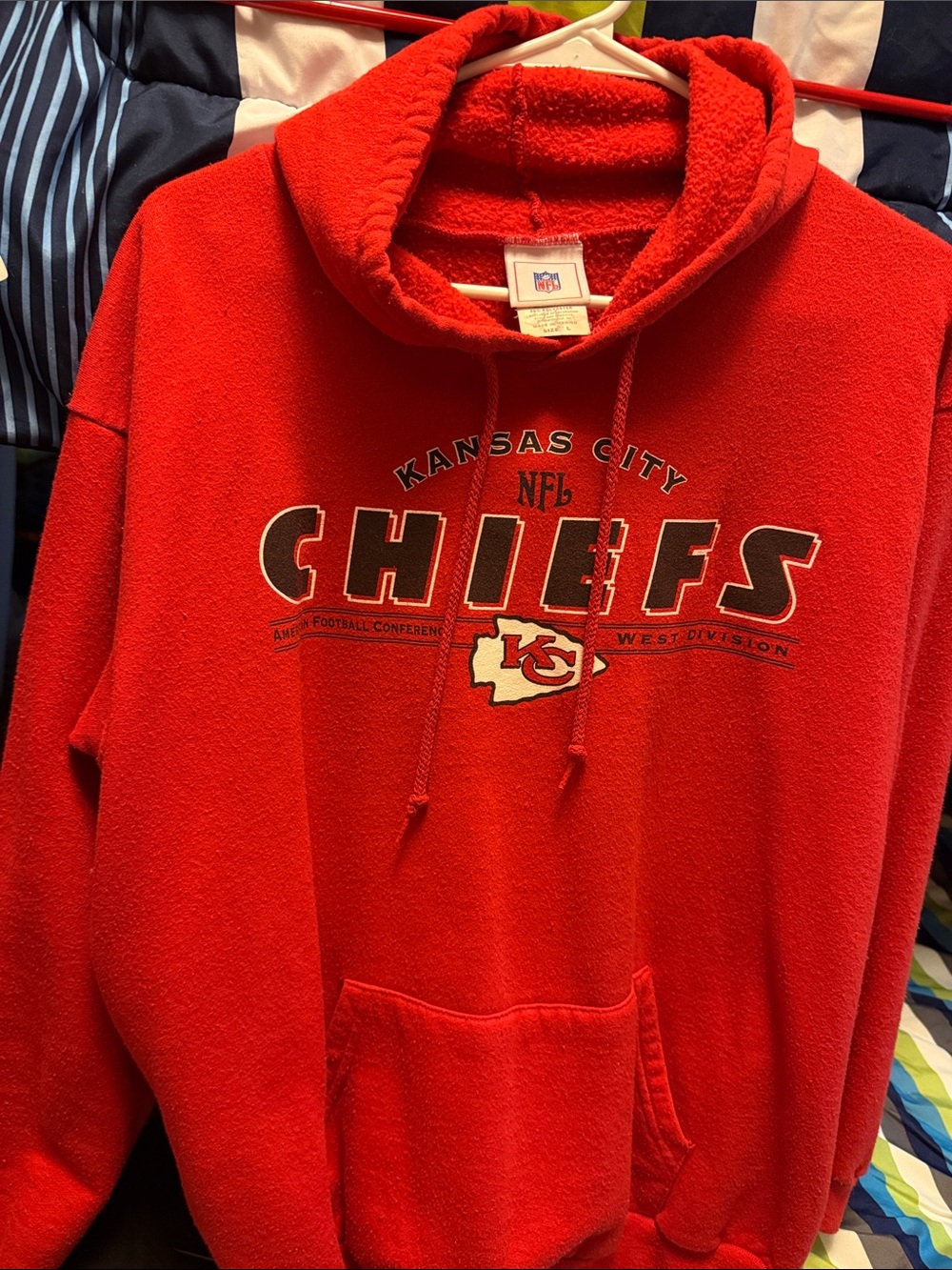 NFL Kansas City Chiefs Red Hooded Sweatshirt